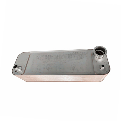 তামার স্টেইনলেস স্টীল বাষ্পীভবন Freon থেকে জল Brazed প্লেট তাপ এক্সচেঞ্জার জলবাহী কুলার