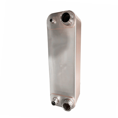 তামার স্টেইনলেস স্টীল বাষ্পীভবন Freon থেকে জল Brazed প্লেট তাপ এক্সচেঞ্জার জলবাহী কুলার