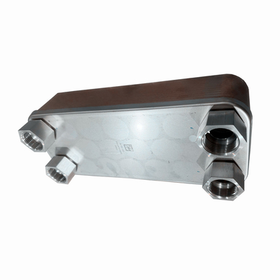 SUS304 316L নির্ভরযোগ্য কনডেনসার ব্রেইজড প্লেট তাপ এক্সচেঞ্জার হাইড্রোলিক চিলার অ্যাপ্লিকেশন মিনি বাষ্পীভবন কয়েল